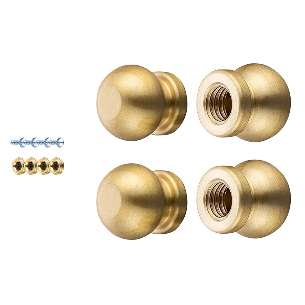 Display Risers Set - Набор из 4 латунных опор для