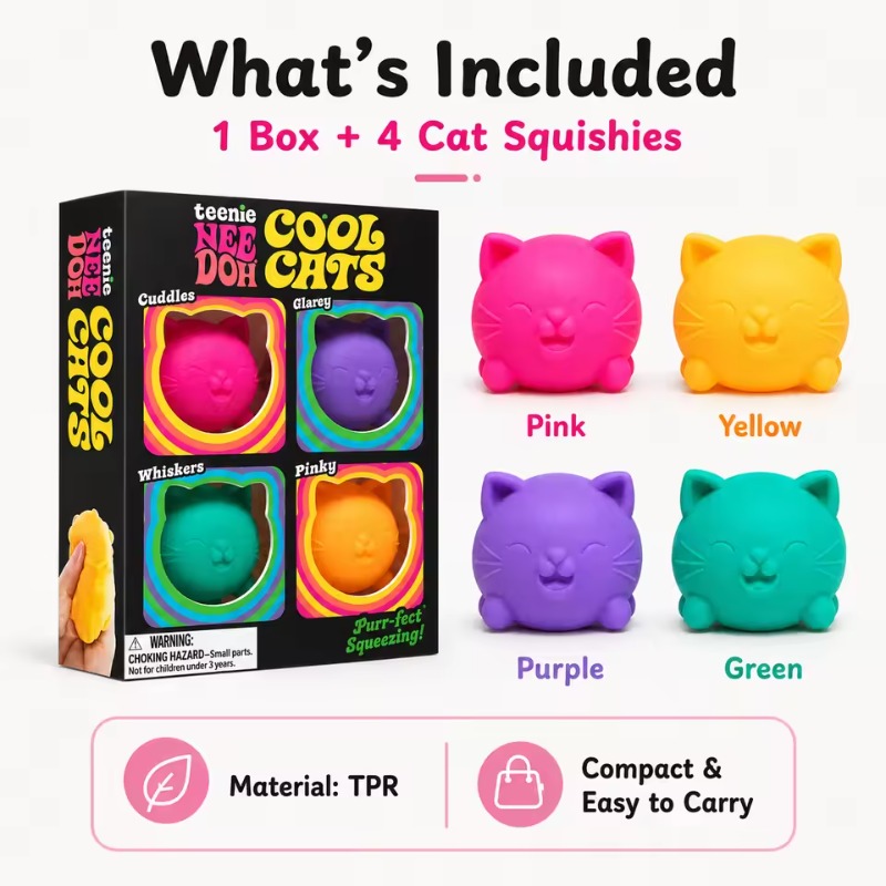 Fidget Cube Original - Популярный набор Needoh Mini из 4