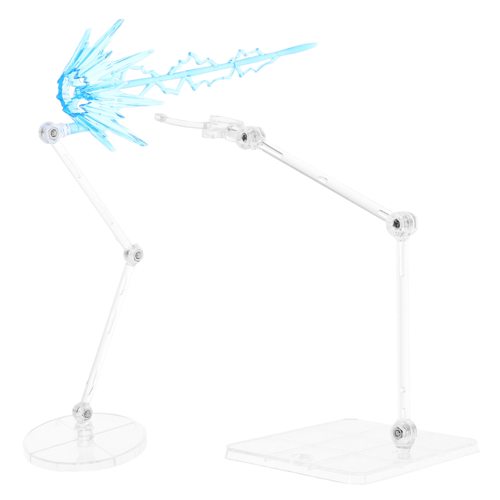 Action Figure Stand - 1 комплект прозрачных регулируемых подставок для