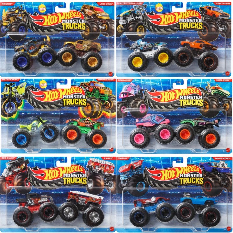 2026 Hot Wheels Monster Trucks – обзор и цена Hot Wheels Car Mainline