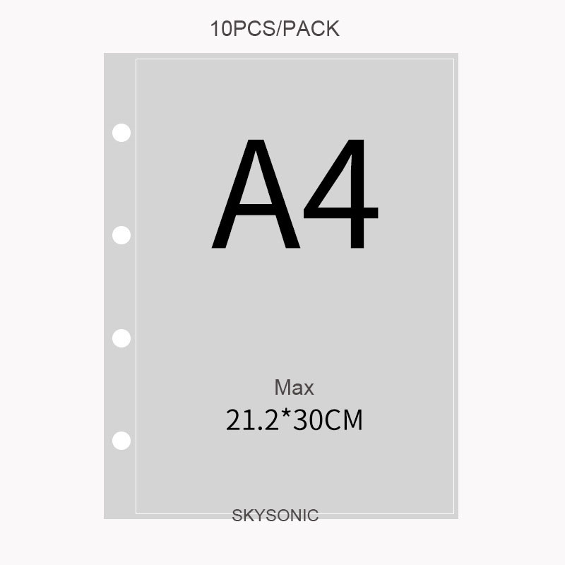 SKYSONIC 10 шт./компл. A4 Bind – обзор и цена Card Penny Sleeve