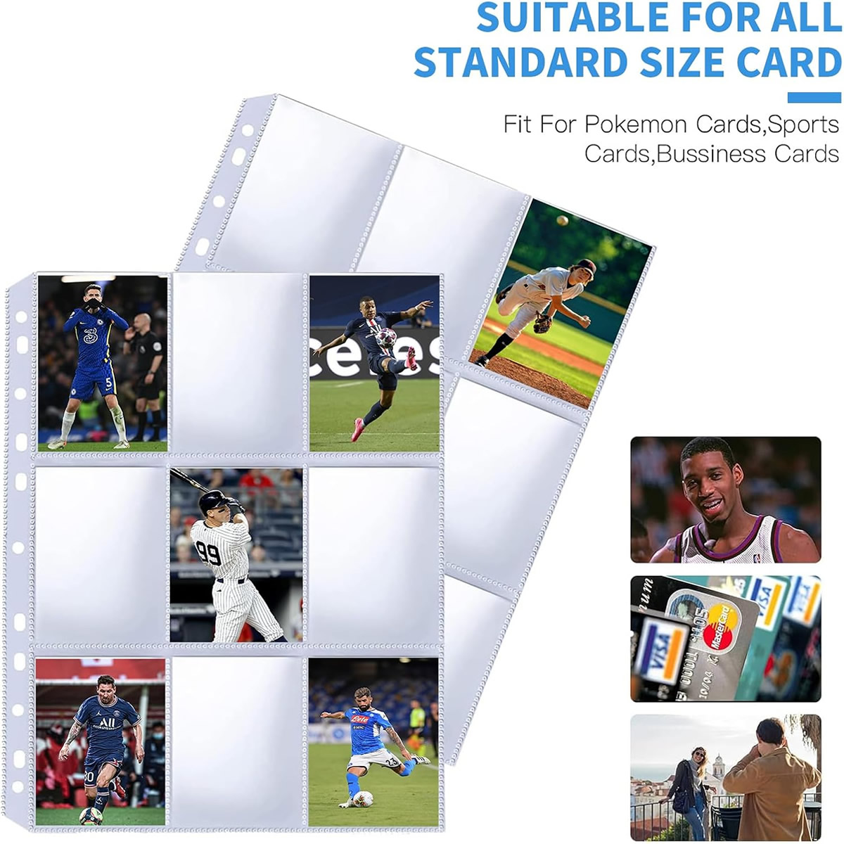 Набор из 50 пакетов с 9 карман – обзор и цена Trading Card Binder