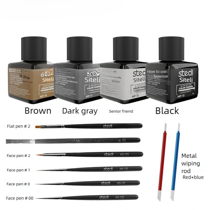 Флуоресцентная краска Stedi MP – обзор и цена Tamiya Model Paint Set